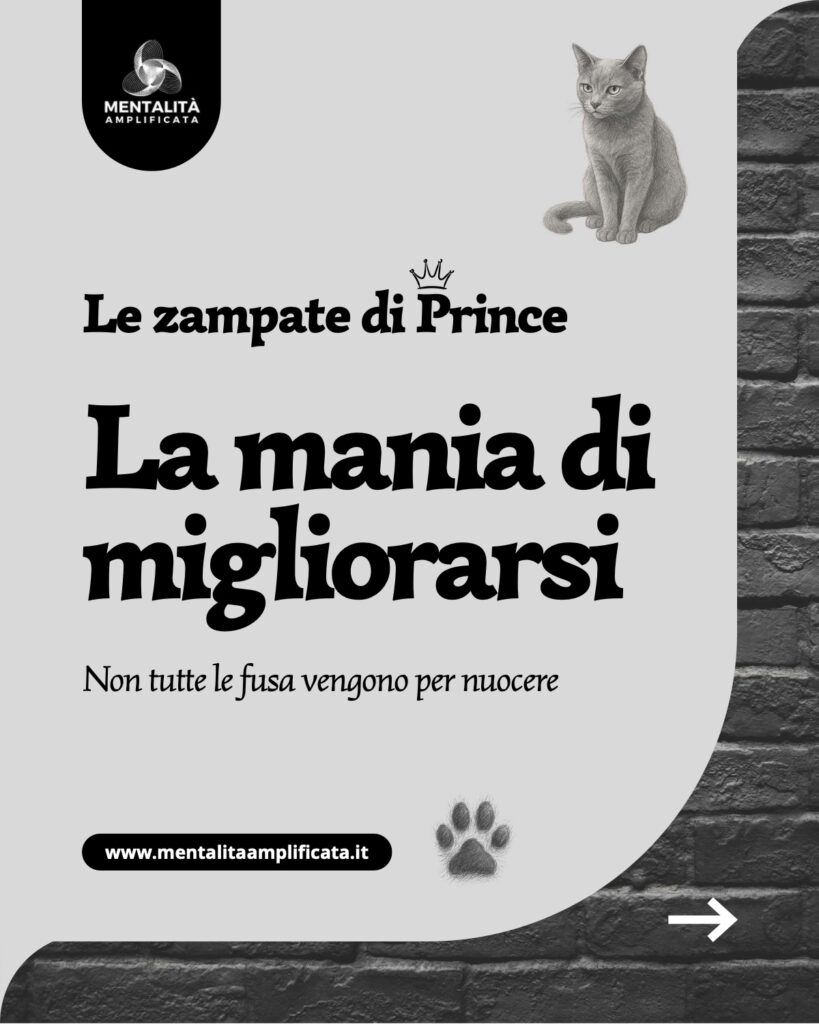 Copertina: La mania di migliorarsi