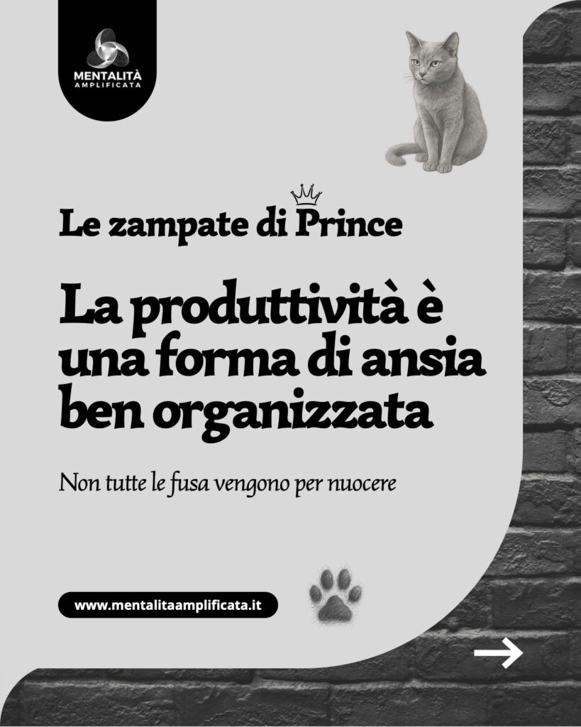 Copertina: La produttività è una forma di ansia ben organizzata